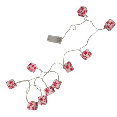 Imagem de Pisca Pisca Natal Natalino Caixa Presente Leds Iluminaçao Decoraçao Casa Janela Empresa Casa Comemoraçao Empresa