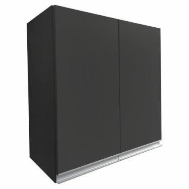 Imagem de Armário aéreo multiuso 60cm 2 portas 100% mdf - BELLI MÓVEIS, Cinza