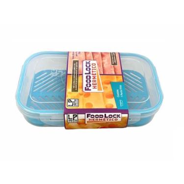 Imagem de Pote Plástico Porta Frios Com Divisórias Hermético 700ml - LP House, V