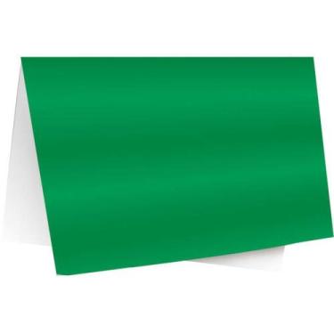 Imagem de Papel Laminado 45X59CM Lamicor Verde Pacote com 40 - Cromus