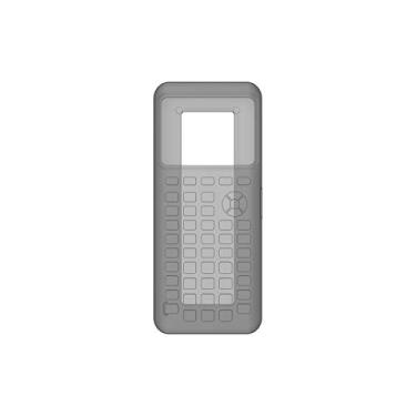 Imagem de Capa de silicone completa para proteção da calculadora Texas Instruments TI-84 Plus CE