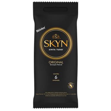 Imagem de Preservativo Blowtex Lubrificado Skyn Original - 1 Embalagem com 6 Unidades
