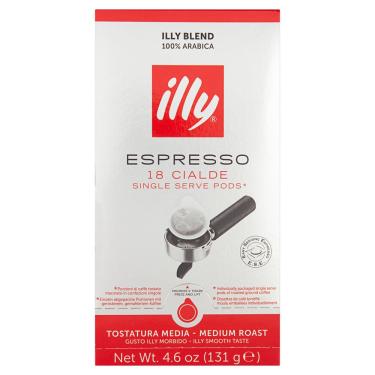 Imagem de Café Torrado e Moído Espresso 18 Sachês illy 131g
