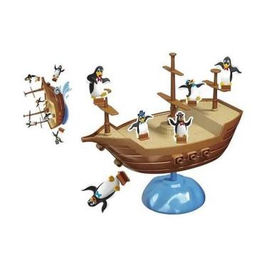 Imagem de Jogo Navio Equilibrista Do Pinguim Divertido Concentração