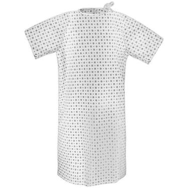 Imagem de Vestido hospitalar Magnus Care, mistura de algodão, elegante, 2XL