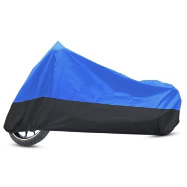Imagem de Capa de motocicleta Capa de lona de motocicleta para todas as estações à prova d'água à prova de poeira proteção total capa de chuva para motocicleta ao ar livre 190T para Kawasaki EX Ninja 250 650