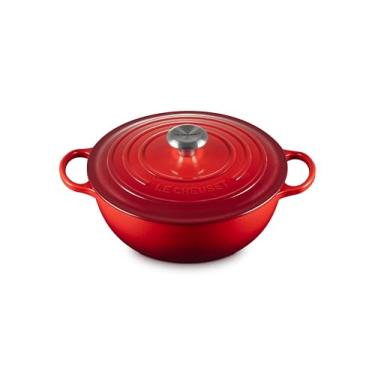 Imagem de Le Creuset Panela Marmita Gourmet 26 cm Ferro Fundido Esmaltado Signature Vermelho