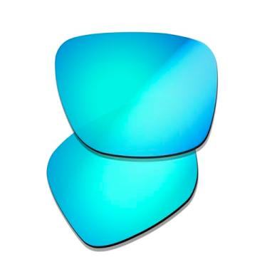 Imagem de Prizo ORL Lentes de reposição polarizadas para óculos de sol Oakley Holbrook Ti OO6048 - Multicores, Irídio azul gelo, M