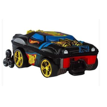 Imagem de Mochila Escolar de Rodinhas Hot Wheels Night Shifter 3D Maxtoy-Masculino