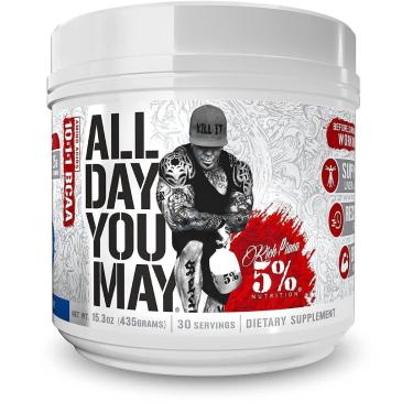 Imagem de Suplemento 5% Nutrition Rich Piana AllDayYouMay BCAA 480 ml-Unissex