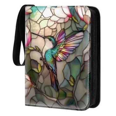 Imagem de Álbum para cartas RCZCORN com 400 bolsos e capas de 4 bolsos