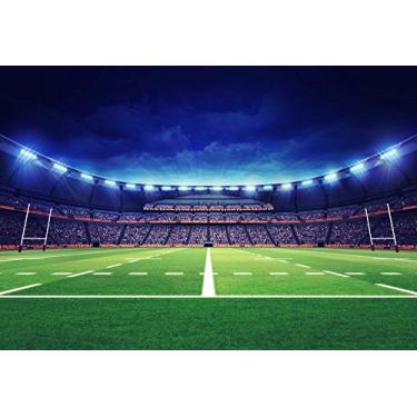 Imagem de Cenários de fotografia de futebol americano – Fundo de foto – Yeele 3 x 2,4 m, rúgbi, jogos esportivos, estádio, fotos de recém nascidos, crianças, cabine fotográfica, tiro em família