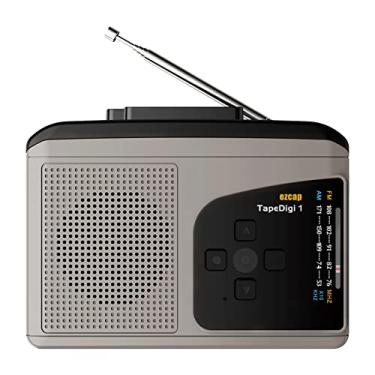Imagem de Leitor de cassetes 234,234 toca-fitas portátil rádio am fm conversor de fita cassete para mp3 gravr de som alto-falante embutido com entrada para fone de ouvido