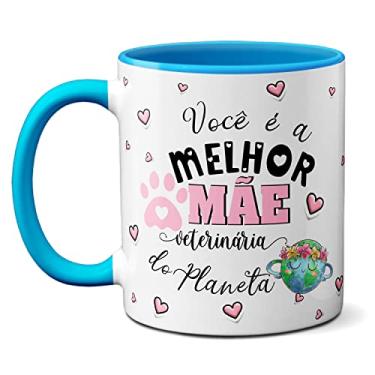 Imagem de Caneca Melhor Mãe Veterinária Especialista Em Cuidar (Azul)