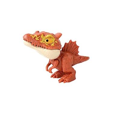 Imagem de Esquirla Brinquedo Dinossauro Que Morde Brinquedo Dinossauro de Mão de Interativo Engraçado Boneca para Lembrancinhas de Festa Brinquedo, Espinossauro Marrom