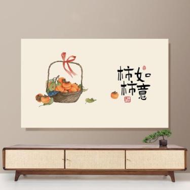 Imagem de Capa protetora de tela de TV interna, pano de cobertura de tela com tudo incluído, capa protetora de monitor de TV de computador para Smart TV LCD LED de 42-100 polegadas - C | 100 polegadas