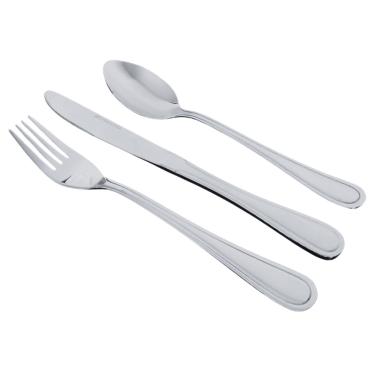 Imagem de Faqueiro 18 Peças Monte Carlo Aço Inox Prata - Fracalanza Super Saldão