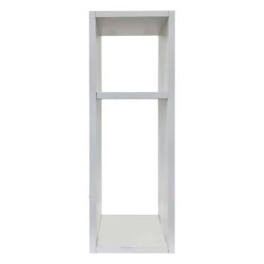 Imagem de Mesa De Cabeceira Branca Cama Solteiro Quarto Sala 20cm