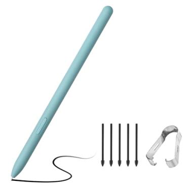Imagem de Compatível com Tab S6 Lite S caneta de substituição compatível com Galaxy Tab S6 Lite Stylus Touch S Pen azul claro