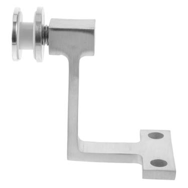 Imagem de Hoement Suporte de corrimão de escada braçadeira de vidro de parede de aço inoxidável durável