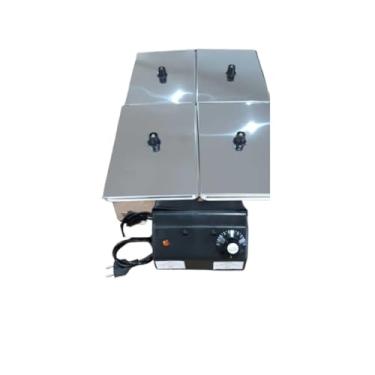 Imagem de Rechaud Elétrico Profissional 4 cubas de 2,5kg 10kg total (110v)