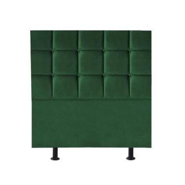 Imagem de Cabeceira Estofada Cama Box Solteiro 90cm Espanha Suede Verde- Mabe Magazine