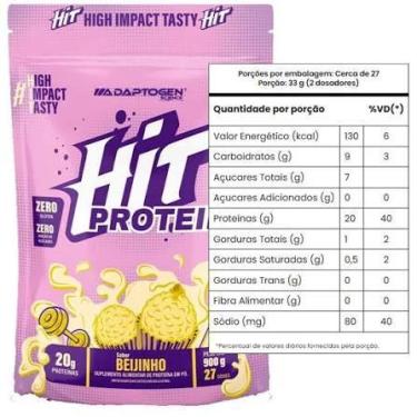 Imagem de Hit protein beijinho 900g refil - ADAPTOGEN