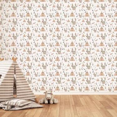 Imagem de Papel de Parede Infantil Canguru Tribos - TACOLADO PAPEL DE PAREDE, 0,