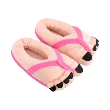 Imagem de Chinelos De Inverno Unissex Para Pés Grandes, Macios E Quentes, Divert