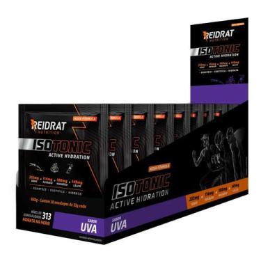 Imagem de 20 Saches Suplemento Isotonico Reidrat Hidroeletrolítico Uva, Uva