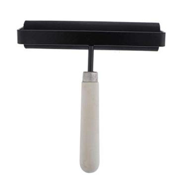 Imagem de Bonarty Tinta de impressão de rolo de borracha de plástico rígido 17 cm Lino Brayer DIY Art Craft Tool - 20,32 cm