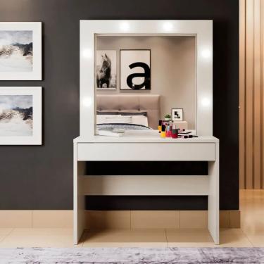 Imagem de Penteadeira com Espelho Romance - Mavaular - Off White