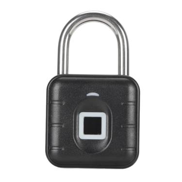 Imagem de Cadeado De Impressão Digital, Cadeado Inteligente Com Até 20 Impressões Digitais, Cadeado Biométrico Sem Chave Para Academia, Esportes, Bicicleta, Escola