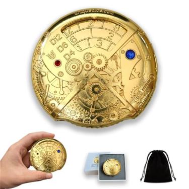 Imagem de Unique Roulette Dice Metal Set Mechanical Dice Spinner DND Roller D&D, Steampunk Spinner D20 All in One D4 D6, D8, D10, D12 D100 for Dungeons and Dragons TRPG