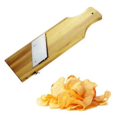Imagem de Fatiador Legumes Batata Chips Repolho Largo Wide 9cm Japão - Malta