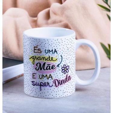 Imagem de Caneca Porcelana És uma Grande Mãe e uma Super Comadre Est. Comadre 23