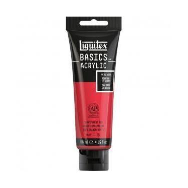Imagem de Tinta Acrílica Liquitex Basics 118ml 047 Transparent Red