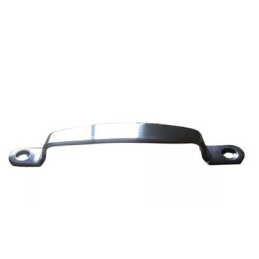 Imagem de Puxador p/ porta camarão/ móveis de madeira/ mdf - cromado - ECL