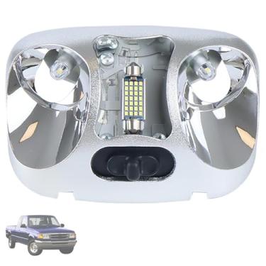Imagem de LLYZFED F37Z-13776-B Cabine LED Interior Dome Light Assembly Apto para Ford Ranger 1993-2004 Interior teto cúpula luz de mapa lâmpada luzes de leitura celular substituição # F37Z13776B