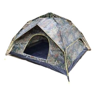 Imagem de Barraca Camping Camuflada 3/4 Pessoas Auto-Armável Pop Up