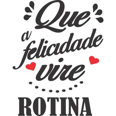 Imagem de Adesivo Decorativo de Parede Frase A Felicidade