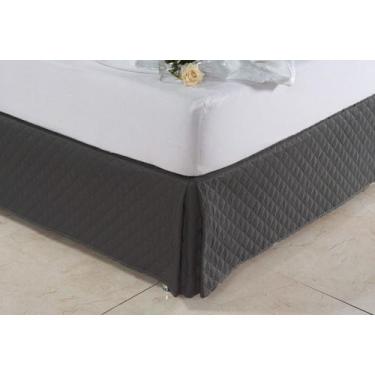 Imagem de Saia Para Cama Box Solteiro Viúva Matelassê Ultrassônico Solteirão Pre