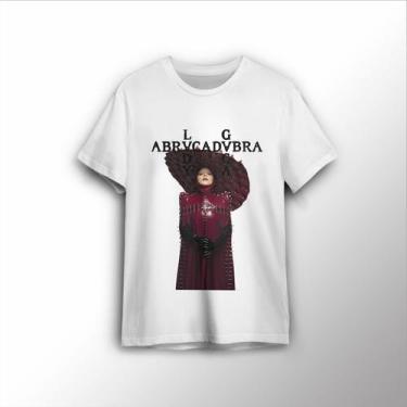 Imagem de T-shirt Estampa Personalizada Abracadabra Lady Gaga - Lobo Sete, Branc