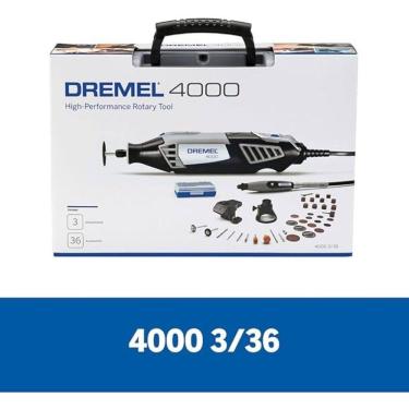 Imagem de Micro Retífica Dremel 4000 127V 3 Acoplamentos 36 Acessórios