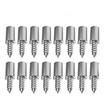 Imagem de Suporte Pino De Prateleira Com Rosca Cromado - 30 Unidades - Pen Tech