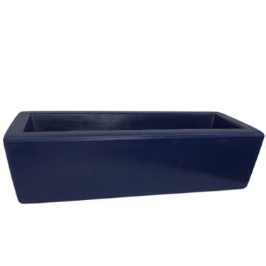 Imagem de Floreira para Plantas，Jardineira para Plantas Floreira de Polietileno P/Jardim Vertical(Azul,80x15)