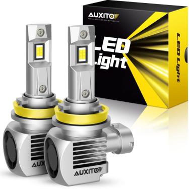 Imagem de Lâmpadas de neblina AUXITO H11 100W 30000LM 6000K brancas (pacote com 2)