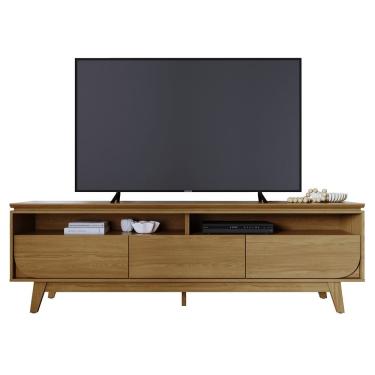Imagem de Rack Bancada de TV 75 Pol 200cm Celina Z10 Cumaru - Mpozenato