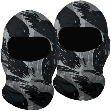 Imagem de Kit 2 Balaclavas fechadas balaclava touca toca ninja UV50+ - EX311, 2-