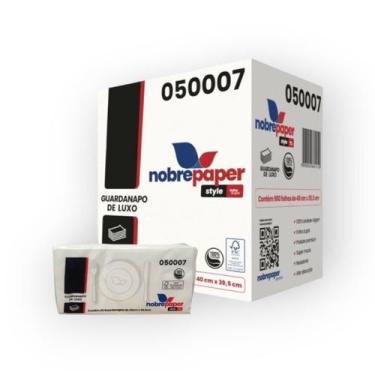 Imagem de Caixa Guardanapo 40X39,5 Folha Dupla Com 900 Folhas - Nobre - Nobrepap